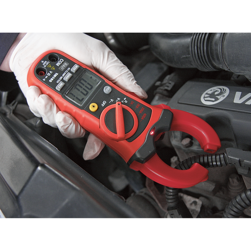 Sealey TM105 6-Function Professional Auto-Ranging Digital Clamp Meter NCVD