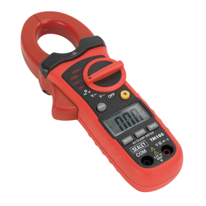 Sealey TM105 6-Function Professional Auto-Ranging Digital Clamp Meter NCVD