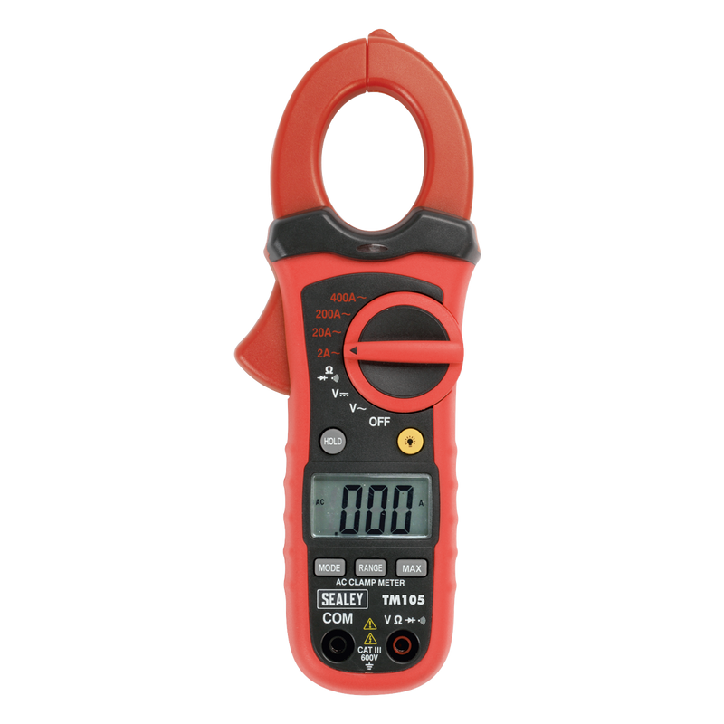 Sealey TM105 6-Function Professional Auto-Ranging Digital Clamp Meter NCVD