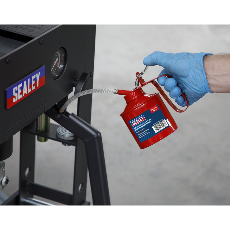 Sealey TP05 500ml Metal Oil Can with Flexible Spout