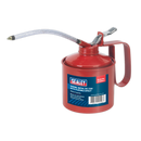 Sealey TP1000 1000ml Metal Oil Can with Flexible Spout