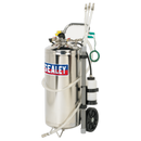 Sealey TP200S 40L Air Operated Fuel Drainer - Stainless Steel
