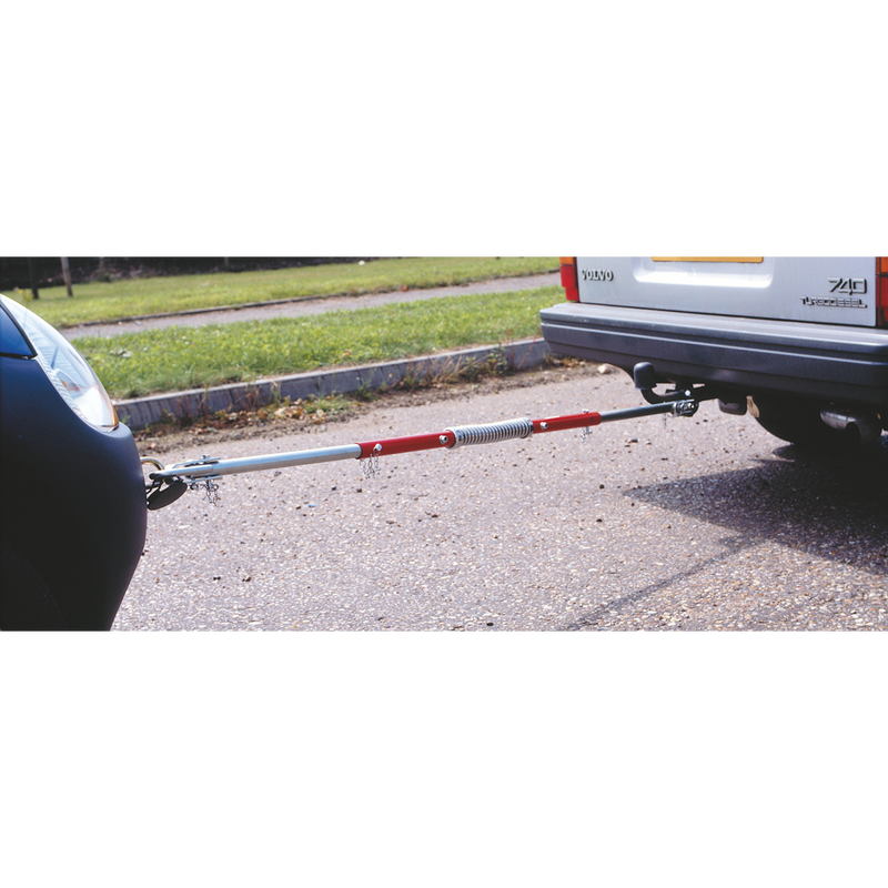 Sealey TPK2522 Tow Pole with Shock Spring 2000kg Rolling Load Capacity