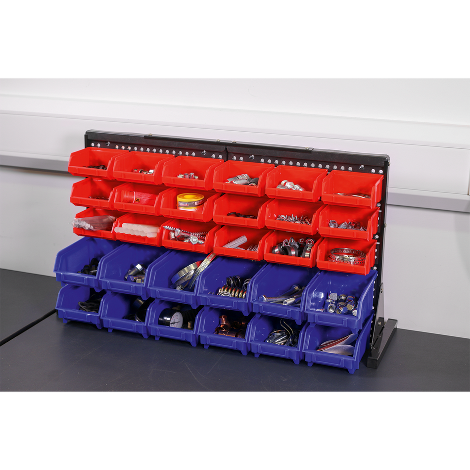Sealey TPS1218 30 Bin Bench Mounting Storage System