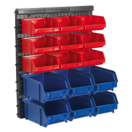 Sealey TPS1569WM 15 Bin Wall Mounting Storage System