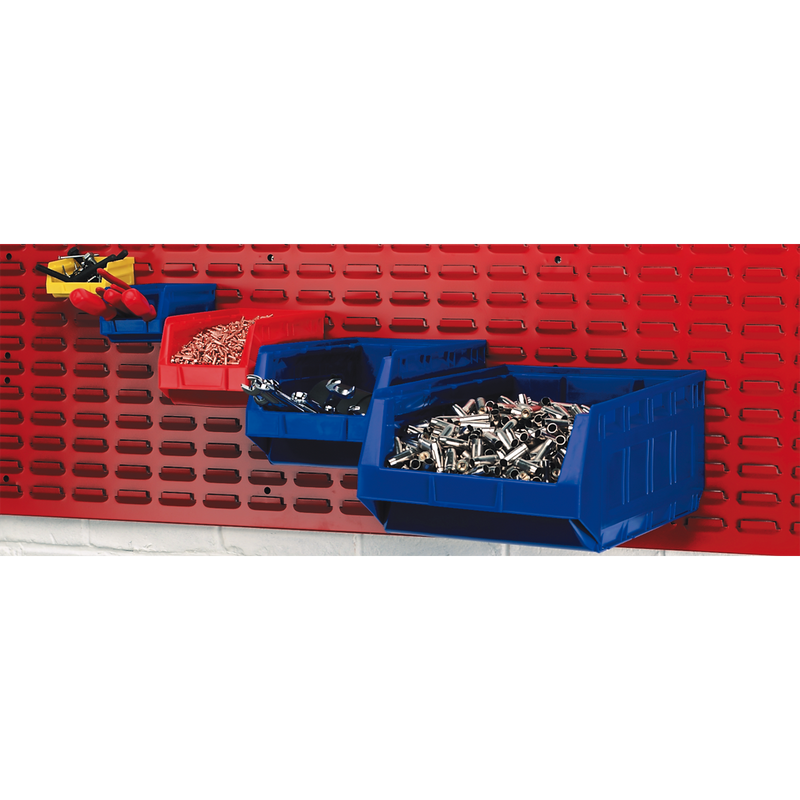 Sealey TPS4 210 x 355 x 165mm Plastic Storage Bin - Blue - Pack of 20