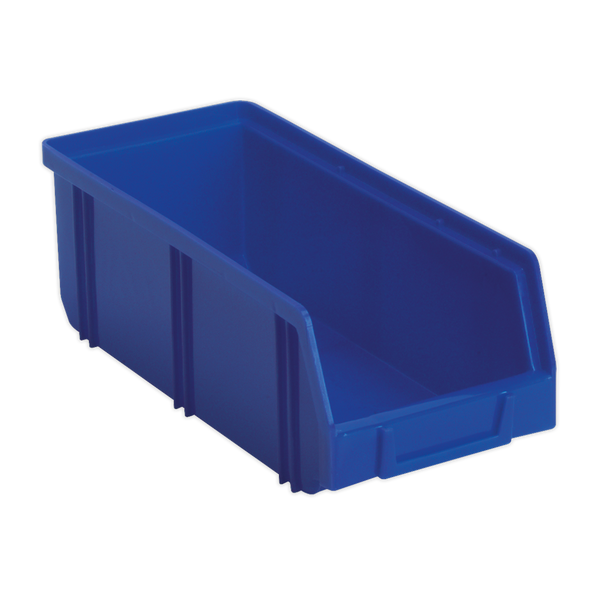 Sealey TPS2D 105 x 240 x 85mm Deep Plastic Storage Bin - Blue - Pack of 28
