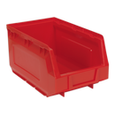 Sealey TPS324R Plastic Storage Bin 150 x 240 x 130mm - Red - Pack of 24