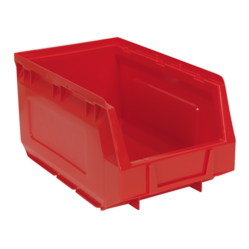 Sealey TPS324R Plastic Storage Bin 150 x 240 x 130mm - Red - Pack of 24