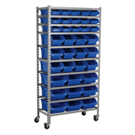 Sealey TPS36 36 Bin Mobile Storage System