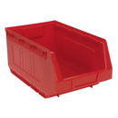 Sealey TPS412R Plastic Storage Bin 210 x 355 x 165mm - Red - Pack of 12