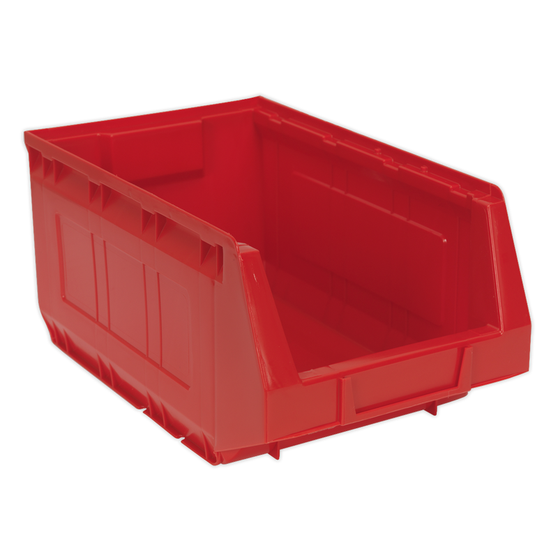 Sealey TPS412R Plastic Storage Bin 210 x 355 x 165mm - Red - Pack of 12
