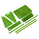 Sealey TSK01HV 9pc Tool Storage Organizer Set - Hi-Vis Green