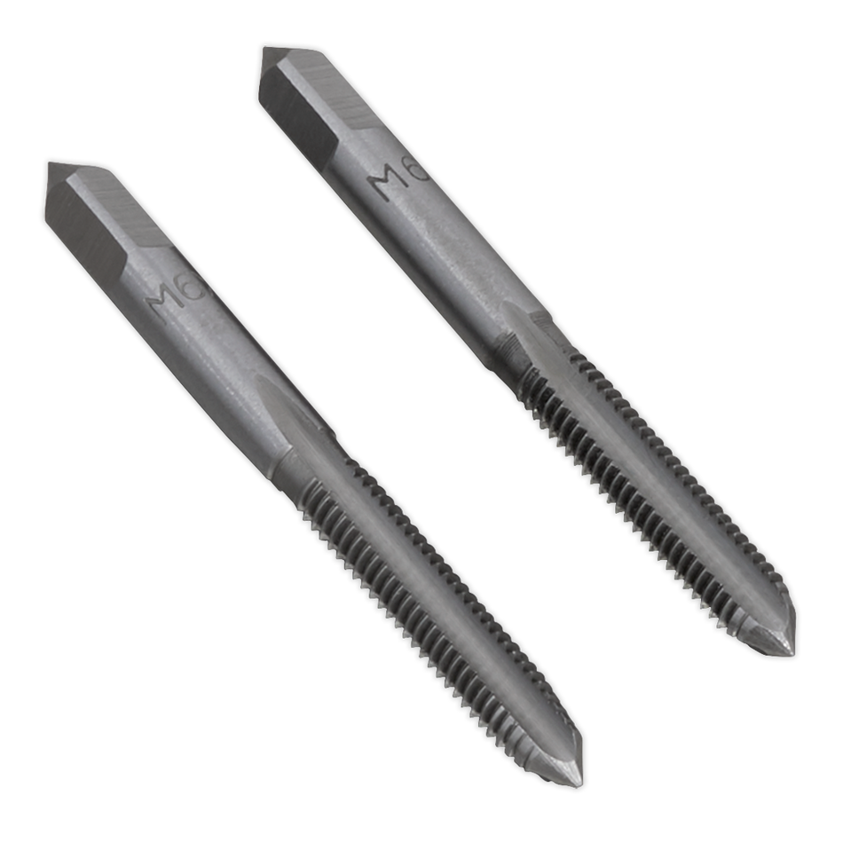 Sealey TSM6 2pc M6 x 1mm Tap Set (Taper & Plug)