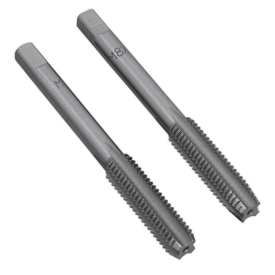Sealey TSM8 2pc M8 x 1.25mm Tap Set (Taper & Plug)