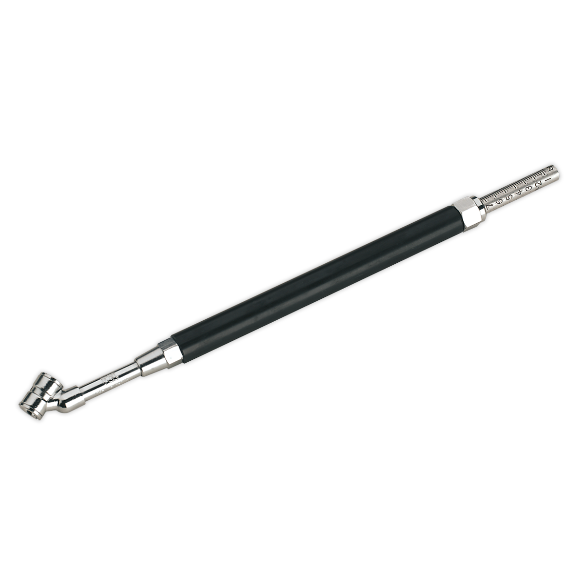 Sealey TST/PG4 Universal Deluxe Tyre Pressure Gauge with Twin Push-On Connector