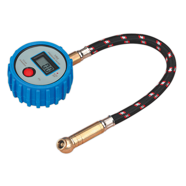 Sealey TST/PG981 Digital Tyre Pressure Gauge with Leader Hose & Quick Release