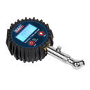 Sealey TST001 Digital Tyre Pressure Gauge with Swivel Head & Quick Release