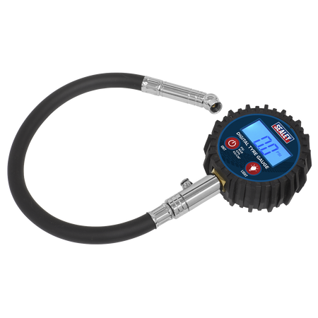 Sealey TST002 Digital Tyre Pressure Gauge with Push-On Connector