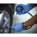Sealey TST003 Digital Tyre Pressure Gauge with Twin Push-On Connector