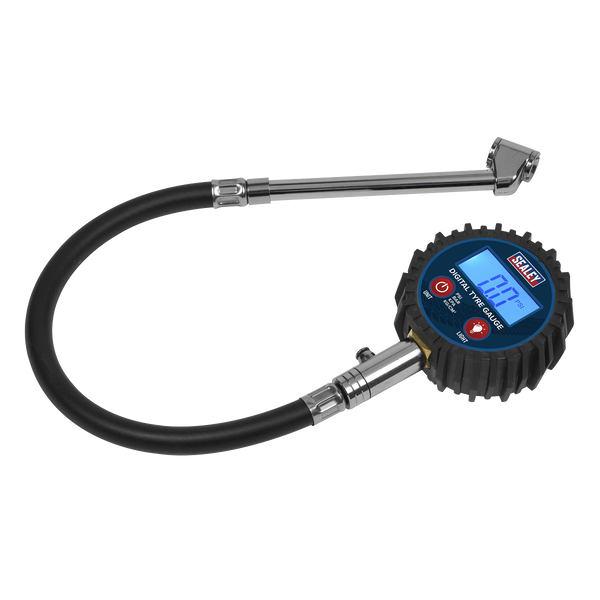 Sealey TST003 Digital Tyre Pressure Gauge with Twin Push-On Connector