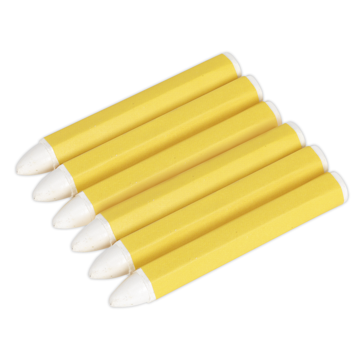 Sealey TST13 White Tyre Marking Crayon - Pack of 6