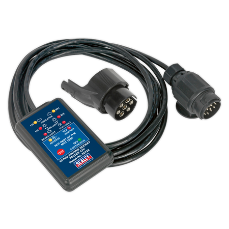 Sealey TST22 12V 13-Pin Towing Socket Tester - DVSA Approved