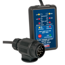Sealey TST22 12V 13-Pin Towing Socket Tester - DVSA Approved