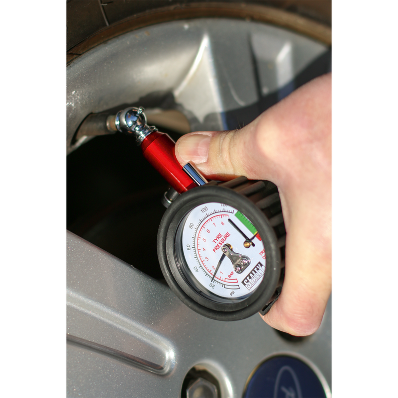 Sealey TSTPDG01 Tyre Pressure & Tyre Tread Depth Gauge