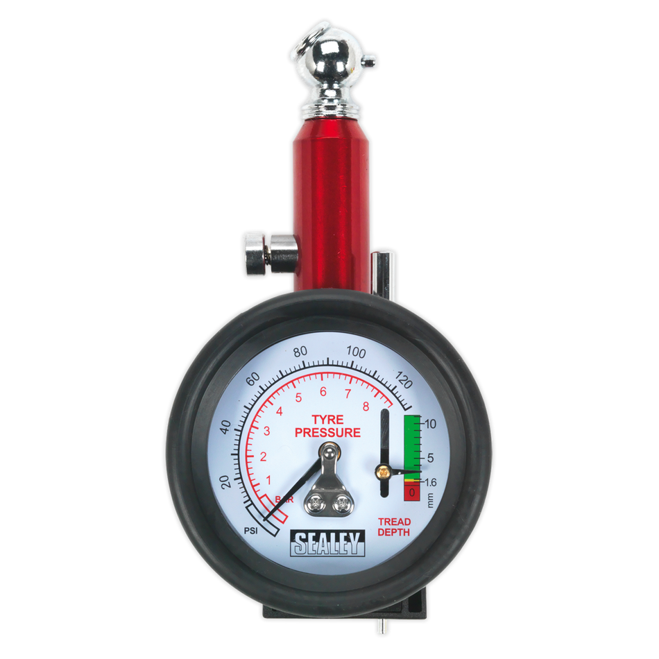 Sealey TSTPDG01 Tyre Pressure & Tyre Tread Depth Gauge