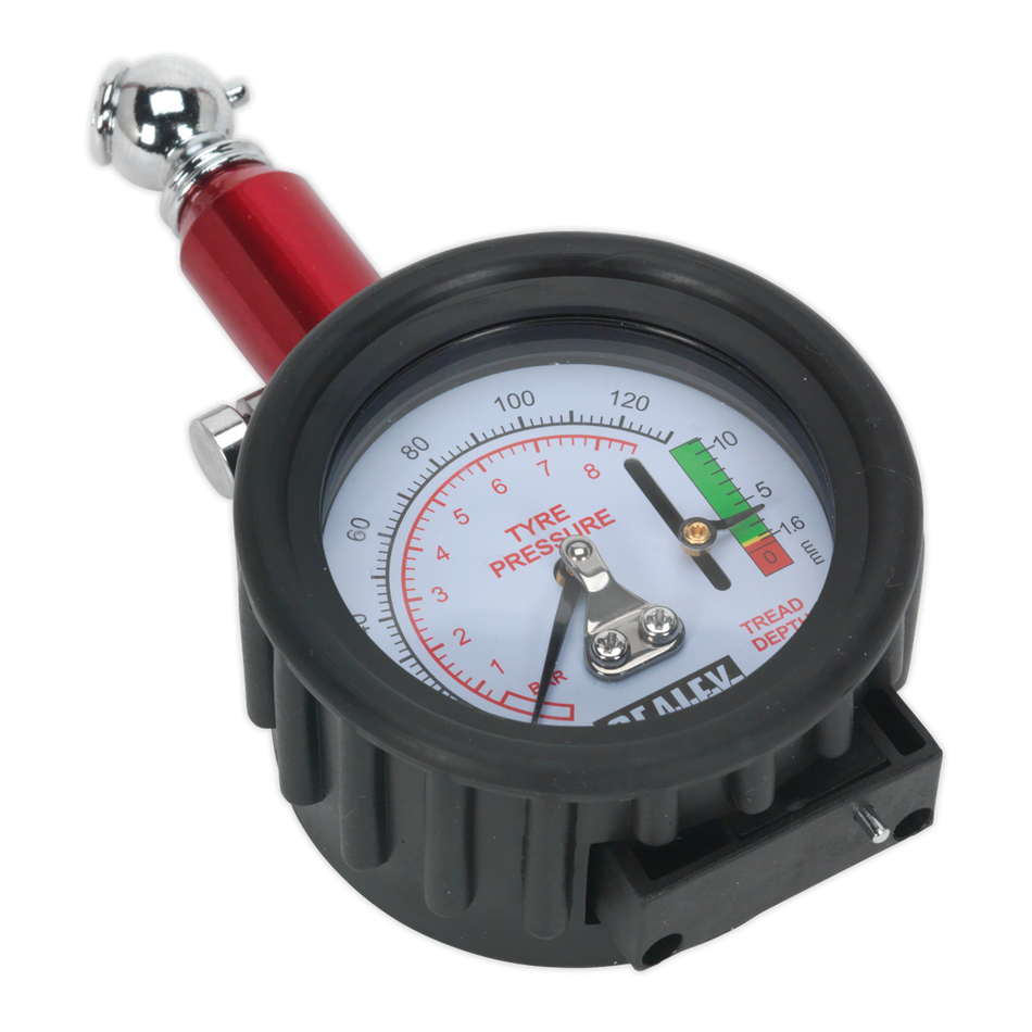 Sealey TSTPDG01 Tyre Pressure & Tyre Tread Depth Gauge