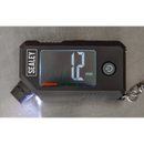 Sealey TSTPG12 Digital Tyre Pressure & Tread Depth Gauge with LED