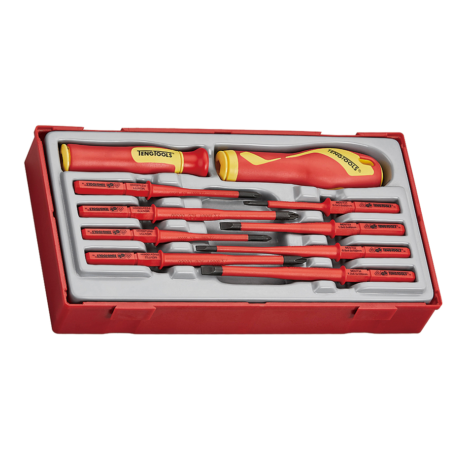Teng Tools TTV710N Screwdriver Set 1000V 10 Pieces