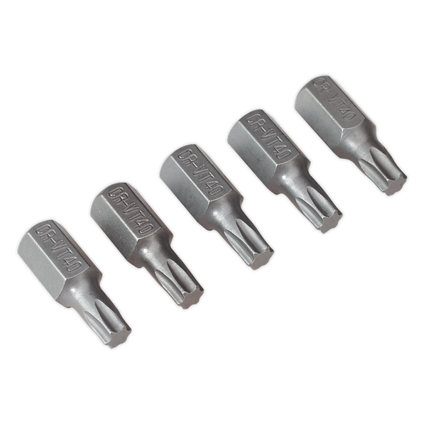 Sealey TX40S5 TRX-Star* T40 Bit Short - Pack of 5