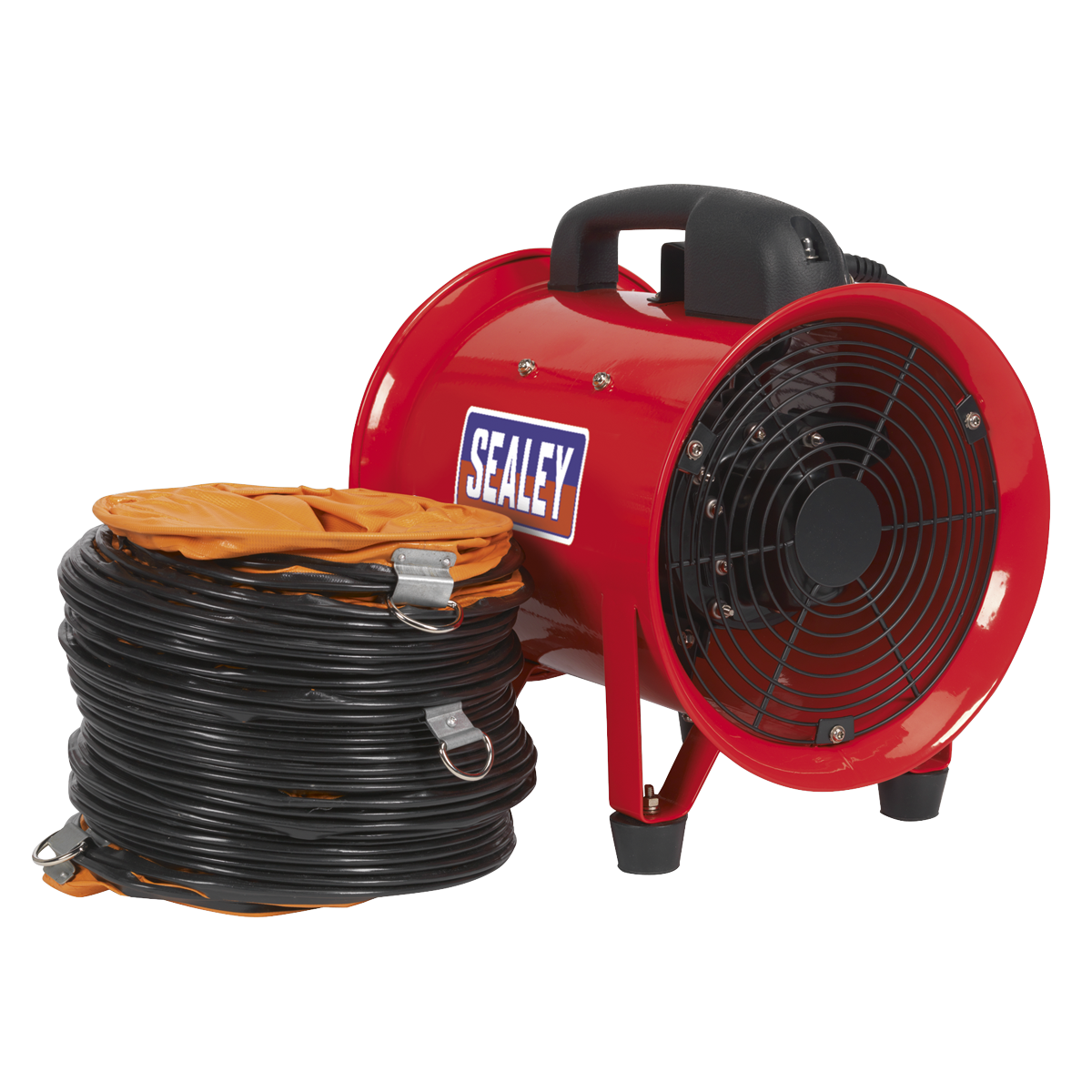 Sealey VEN200 ‚Äö√Ñ√∂‚àö‚Ä†‚àö‚àÇ¬¨¬®¬¨¬¢Diameter 200mm Portable Ventilator with 5m Ducting