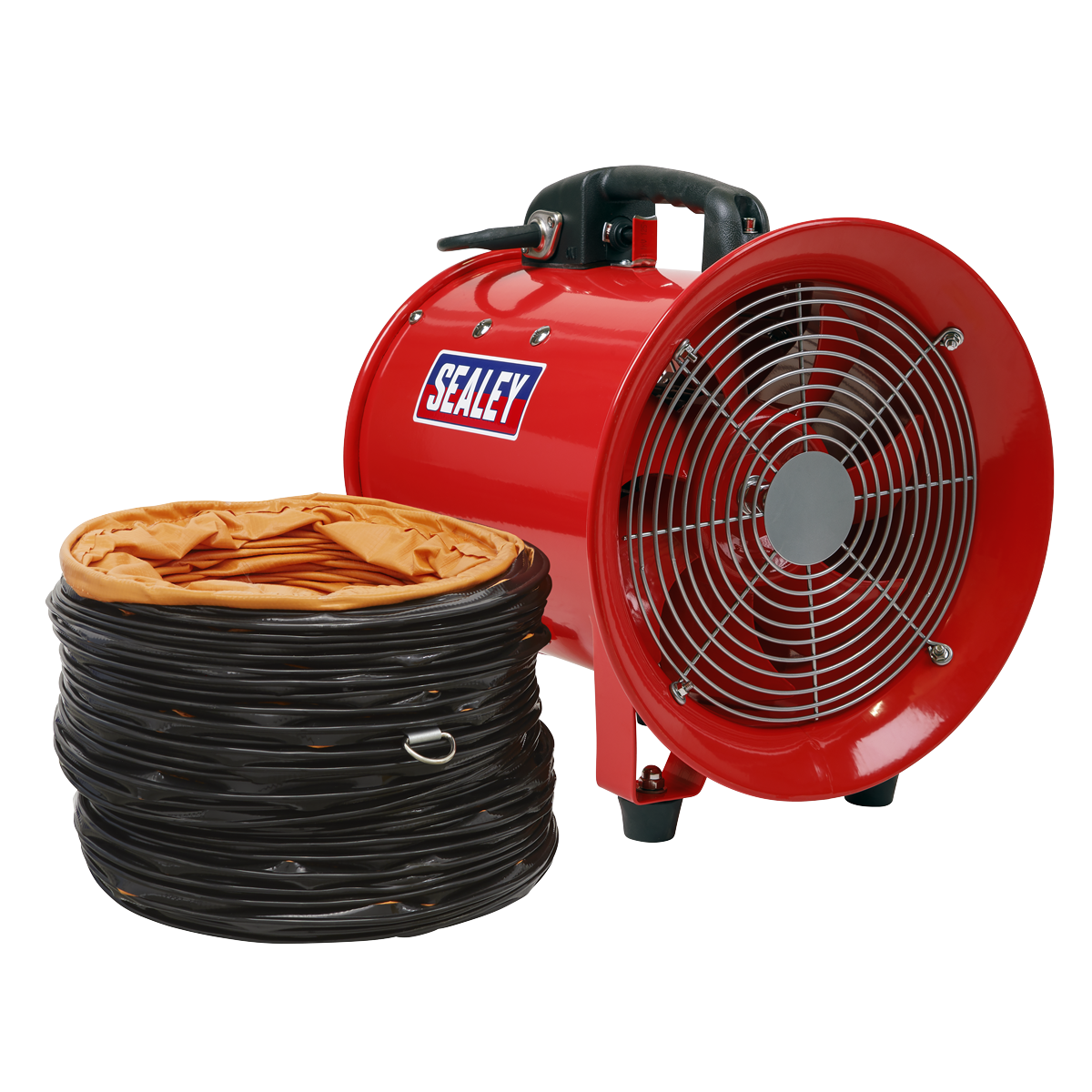 Sealey VEN250 ‚Äö√Ñ√∂‚àö‚Ä†‚àö‚àÇ¬¨¬®¬¨¬¢Diameter 250mm Portable Ventilator with 5m Ducting