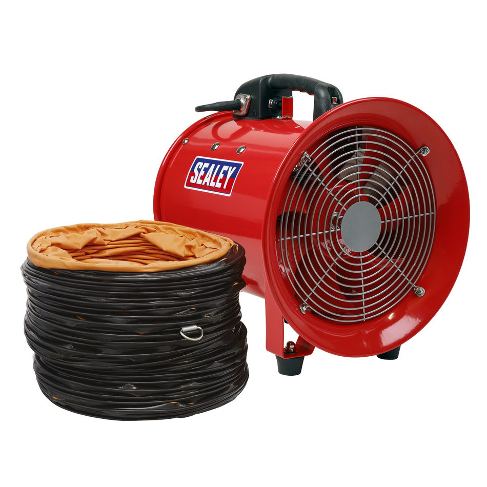 Sealey VEN250 ‚Äö√Ñ√∂‚àö‚Ä†‚àö‚àÇ¬¨¬®¬¨¬¢Diameter 250mm Portable Ventilator with 5m Ducting
