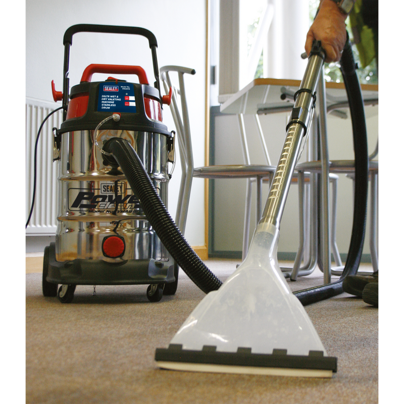 Sealey VMA915 30L Wet & Dry Valeting Machine Stainless Drum