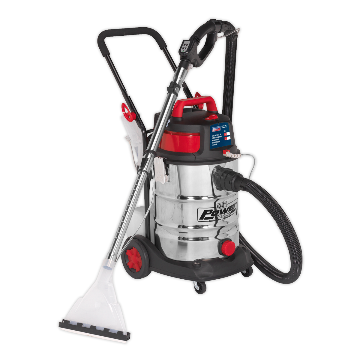 Sealey VMA915 30L Wet & Dry Valeting Machine Stainless Drum