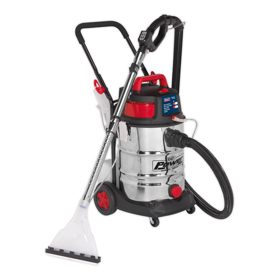 Sealey VMA915 30L Wet & Dry Valeting Machine Stainless Drum
