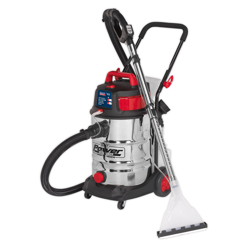 Sealey VMA915 30L Wet & Dry Valeting Machine Stainless Drum