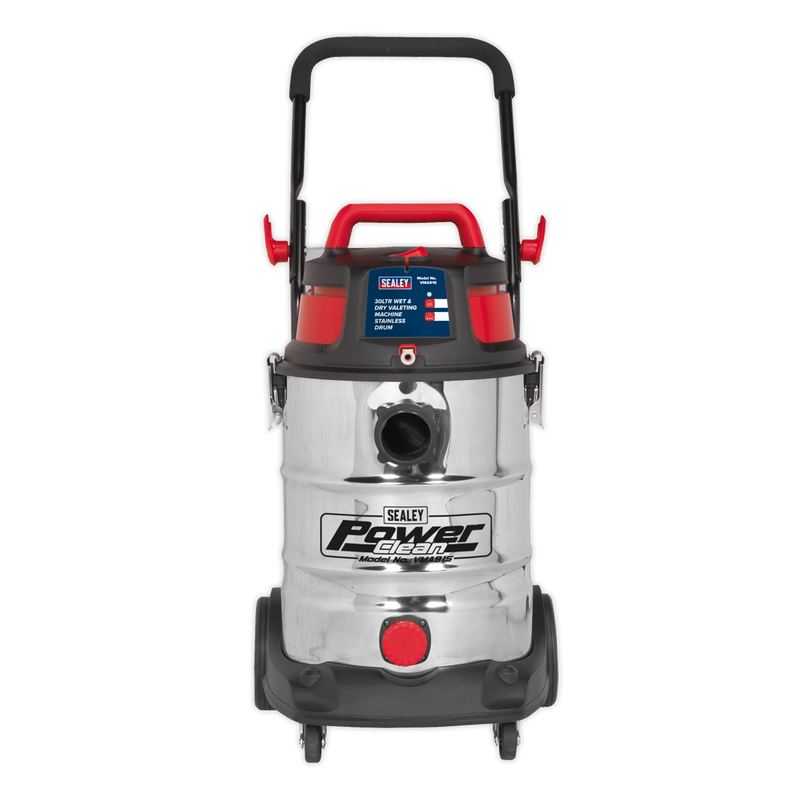 Sealey VMA915 30L Wet & Dry Valeting Machine Stainless Drum
