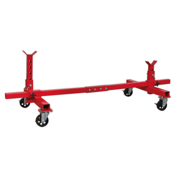 Sealey VMD001 900kg Adjustable 2-Post Vehicle Moving Dolly
