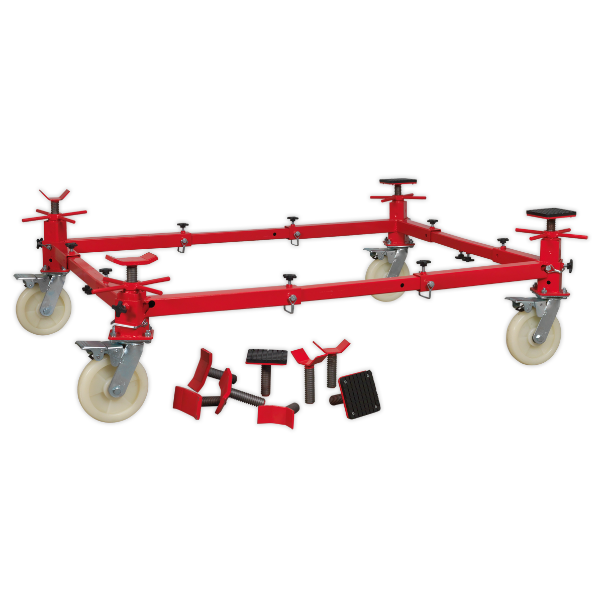 Sealey VMD002 900kg Adjustable 4 Post Vehicle Moving Dolly