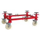 Sealey VMD002 900kg Adjustable 4 Post Vehicle Moving Dolly