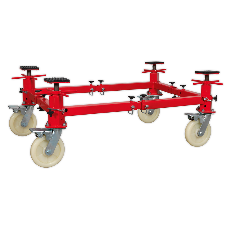 Sealey VMD002 900kg Adjustable 4 Post Vehicle Moving Dolly