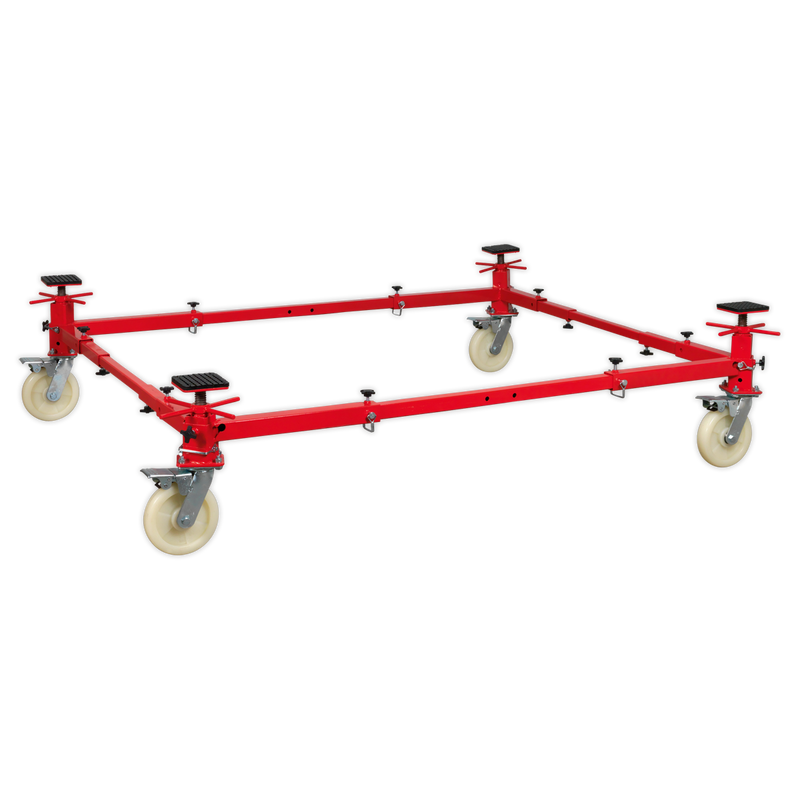 Sealey VMD002 900kg Adjustable 4 Post Vehicle Moving Dolly