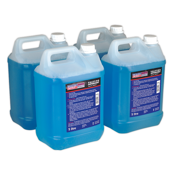 Sealey VMR925 5L Carpet/Upholstery Detergent - Pack of 4