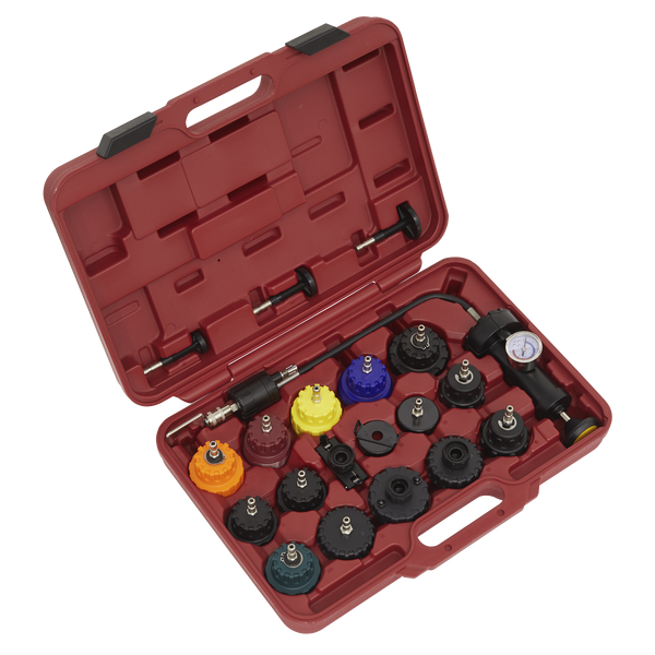 Sealey VS001 20pc Cooling System Pressure Tester Kit