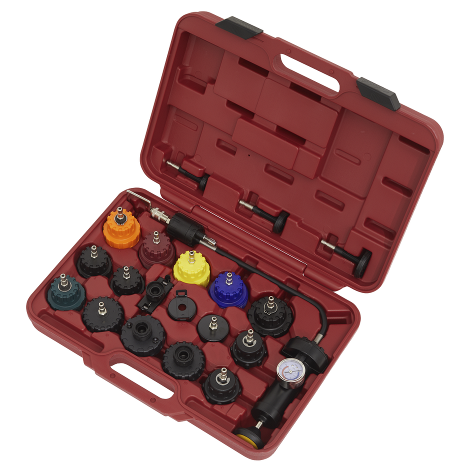 Sealey VS001 20pc Cooling System Pressure Tester Kit